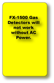 FX-1500 Gas Detector