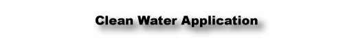 Clean Water Application