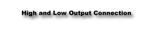 High and Low Relay Output