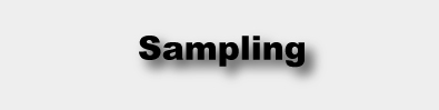 Sampling Specifications