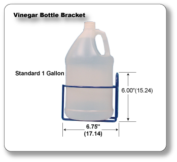 White Distilled Vinegar Bottle Bracket